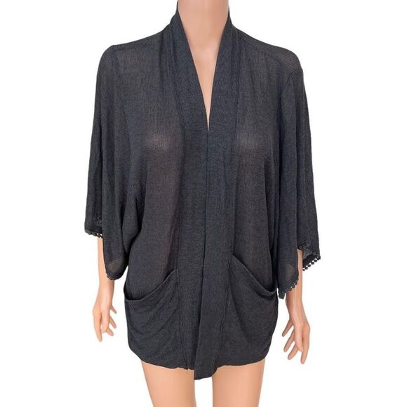 Anthropologie Staring at stars open front cardigan oversized size S - Picture 1 of 7